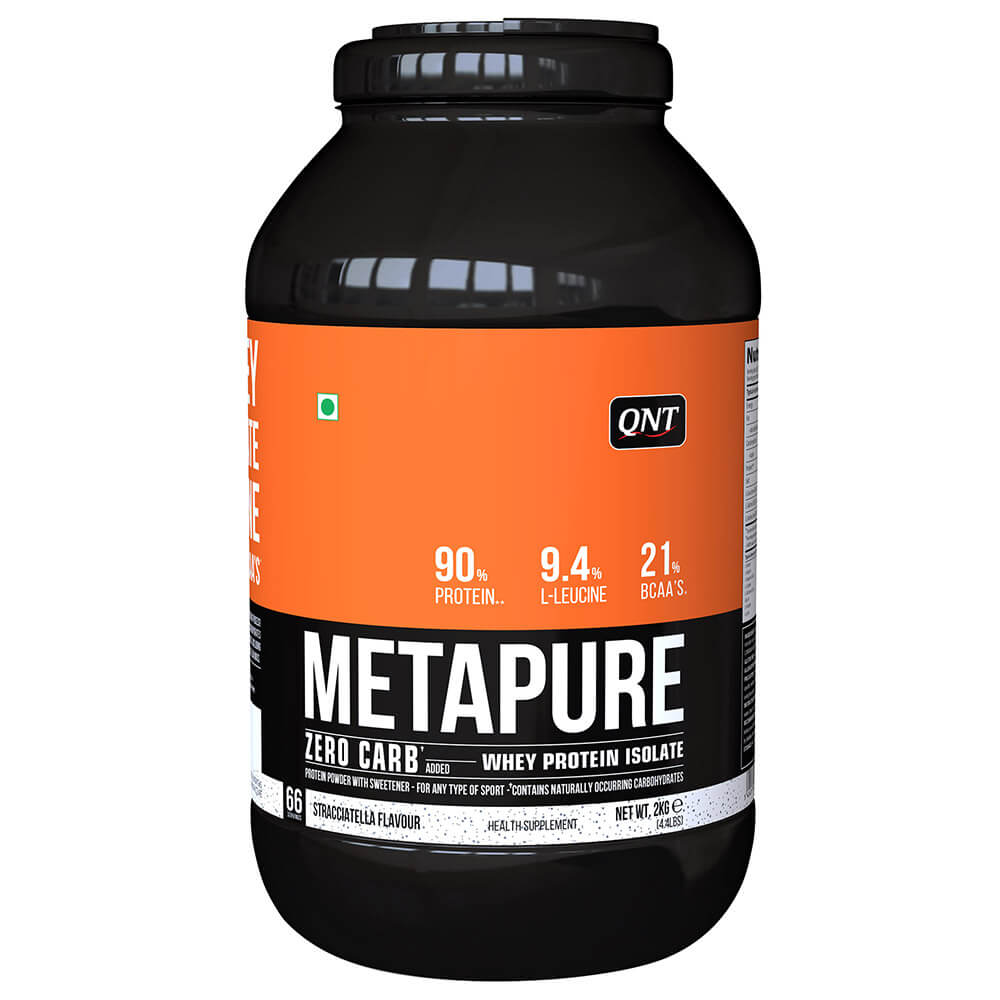 QNT Metapure Zero Carb Whey Protein Isolate,  4.4 lb  Stracciatela 