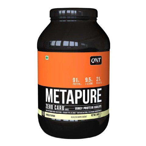 QNT Metapure Zero Carb Whey Protein Isolate,  2 lb  Vanilla 