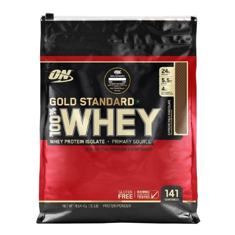 ON (Optimum Nutrition) Gold Standard 100% Whey Protein,  10 lb  Extreme Milk Chocolate 