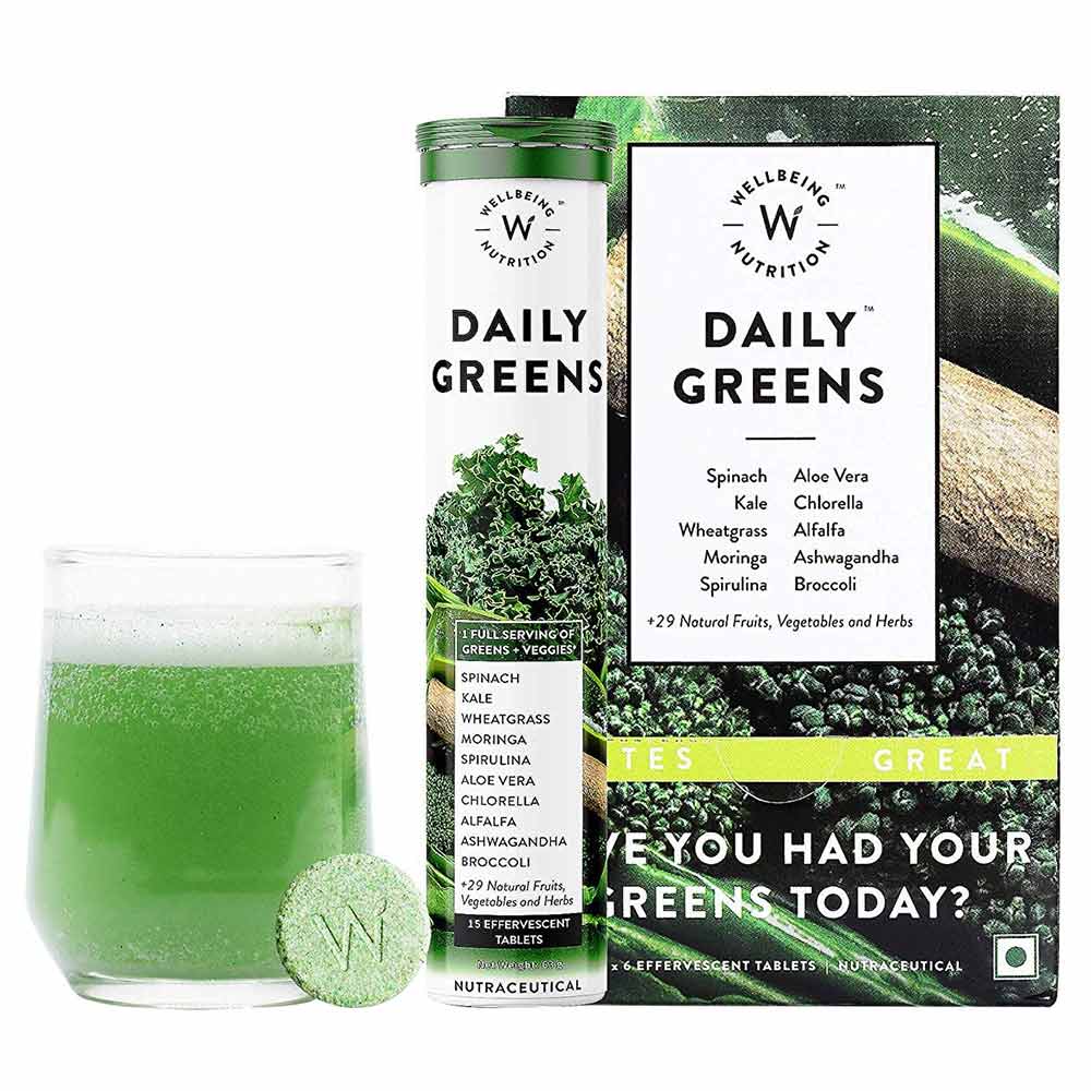 Wellbeing Nutrition Daily Greens 15 tablet(s) Pack of 6