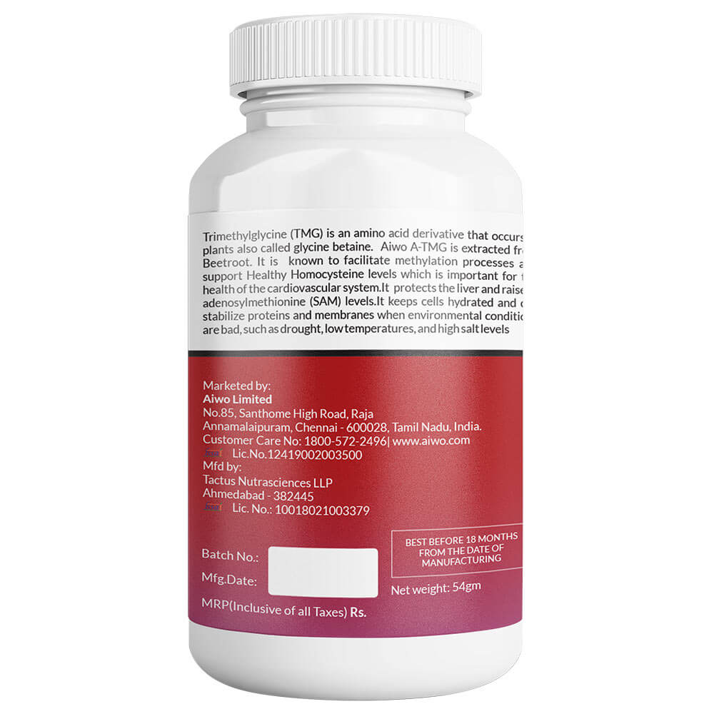 description - Aiwo A TMG Trimethylglycine,  30 tablet(s) 