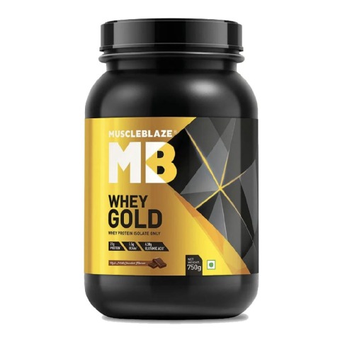 New - MuscleBlaze Whey Gold Protein, 1.6 lb Rich Milk Chocolate