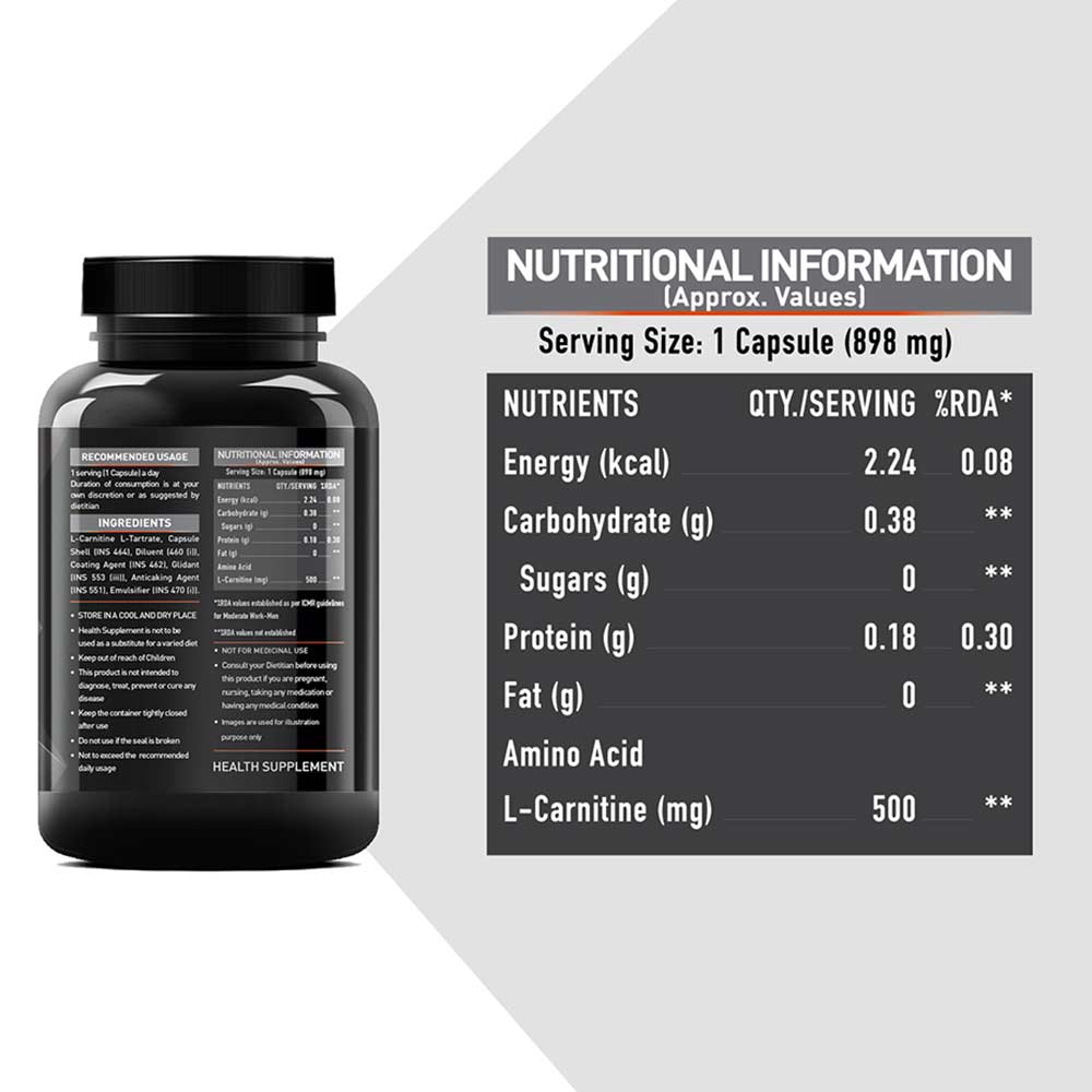 Muscleblaze L Carnitine L Tartrate Online at Best Price HealthKart