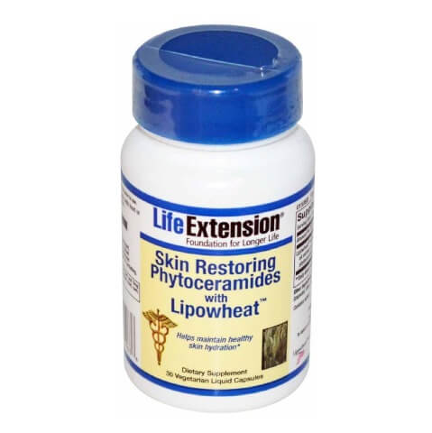 Life Extension Skin Restoring Phytoceramides with Lipowheat,  30 veggie capsule(s) 