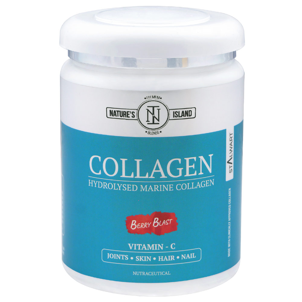 1 - Nature's Island Collagen,  0.250 kg  Berry Blast 