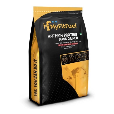 2 - MyFitFuel MFF High Protein Mass Gainer, 2.2 lb Double Rich Chocolate