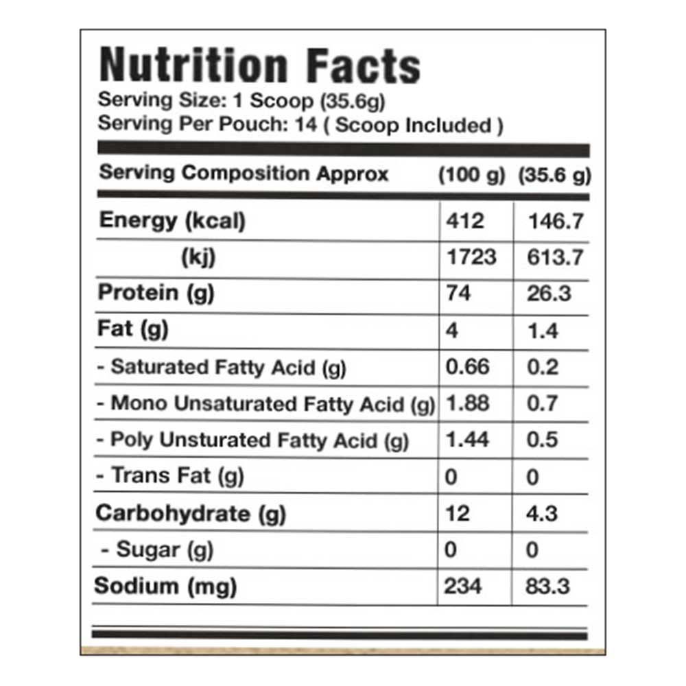 Supplement - MyFitFuel MFF Plant Pea Protein Isolate,  1.1 lb  Chocolate Delight Swirl 