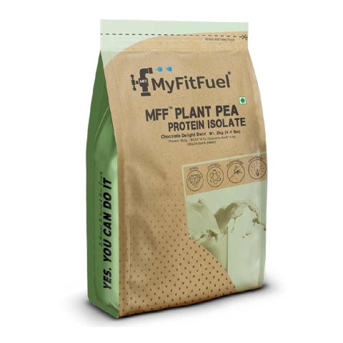 1 - MyFitFuel MFF Plant Pea Protein Isolate,  4.4 lb  Chocolate Delight Swirl 