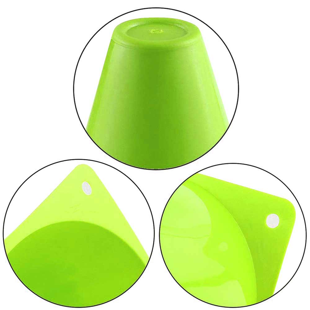 3 - Fitsy Agility Training Cones (AR2412),  Multicolor  7 Inches 6 Piece 