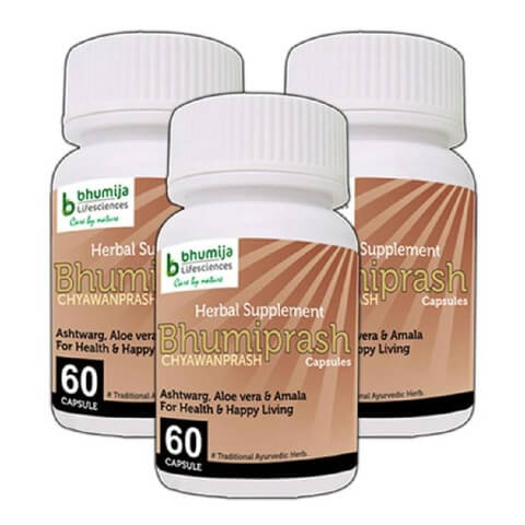 Bhumija Bhumiprash Chyawanprash (Pack of 3), 60 capsules Bhumija Bhumiprash Chyawanprash (Pack of 3), 60 capsules