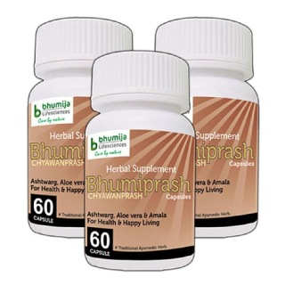 Bhumija Bhumiprash Chyawanprash (Pack of 3), 60 capsules