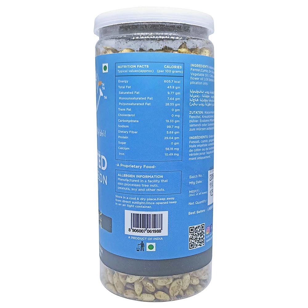 nutritioninfo - Healthy Treat Roasted Watermelon Seeds (Pack of 3),  Classic  0.125 kg 