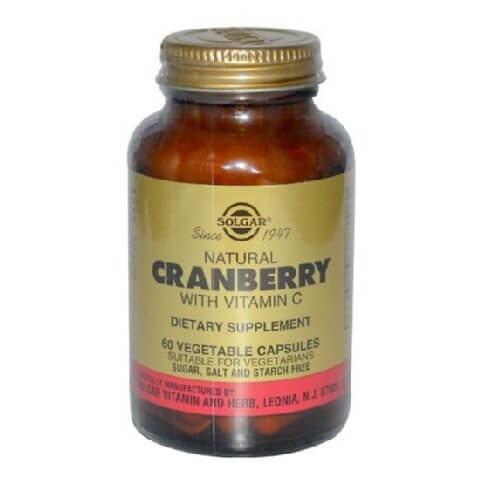Solgar Natural Cranberry with Vitamin C, 60 veggie capsule(s) Solgar Natural Cranberry with Vitamin C, 60 veggie capsule(s)