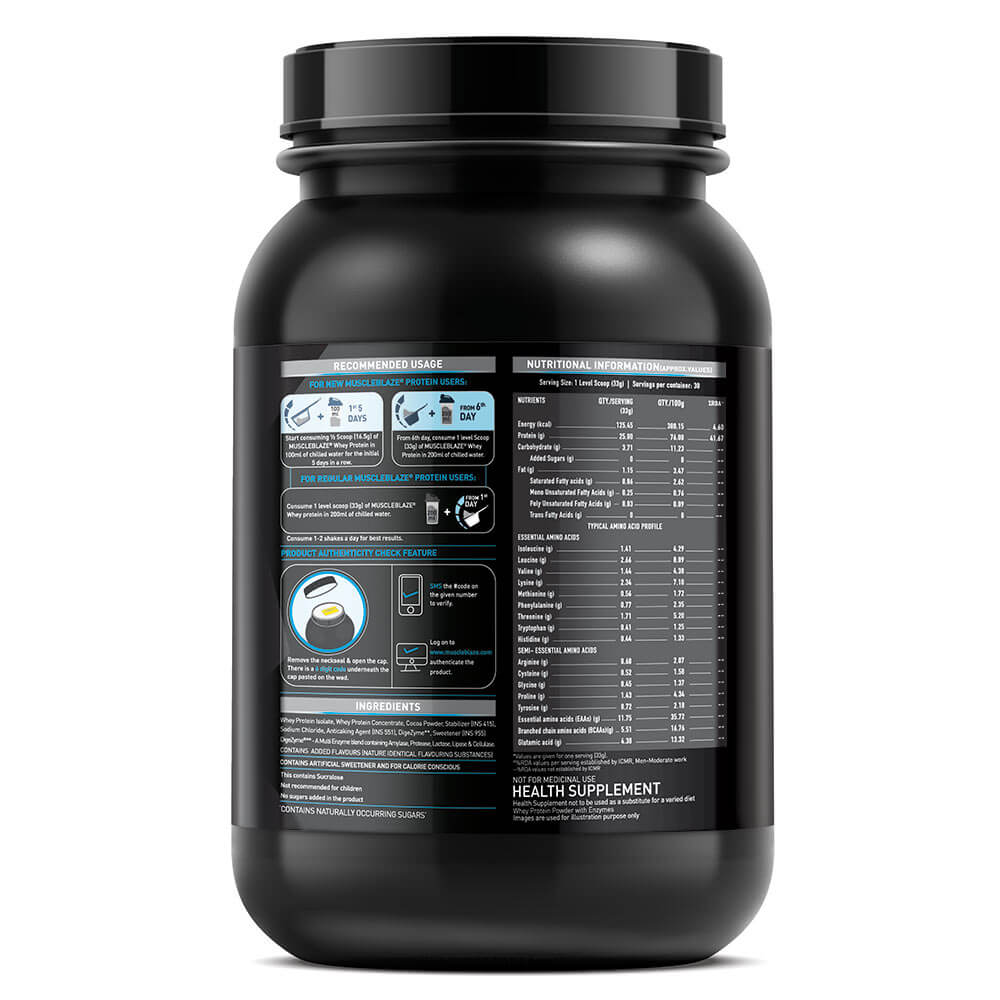 3 - MuscleBlaze Whey Protein OP,  2.2 lb  Rich Milk Chocolate 