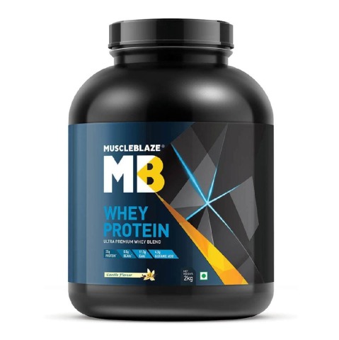 2 - MuscleBlaze Whey Protein OP,  4.4 lb  Vanilla 