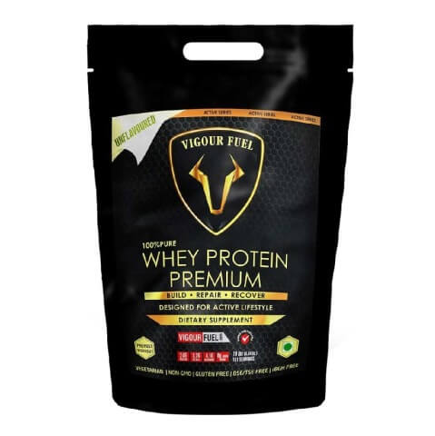 Vigour Fuel 100% Whey Protein Premium, 10 lb Unflavoured