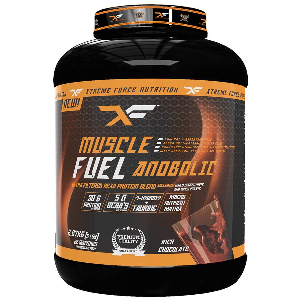 1 - Xtreme Force Nutrition Muscle Fuel Anabolic XF,  5 lb  Rich Chocolate 