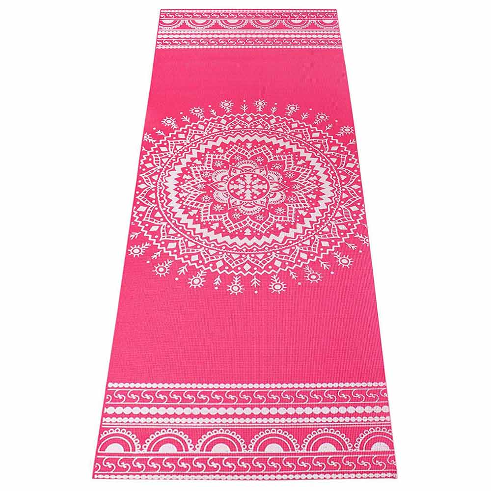Strauss Meditation Designer Yoga Mat,  Pink  5 mm 
