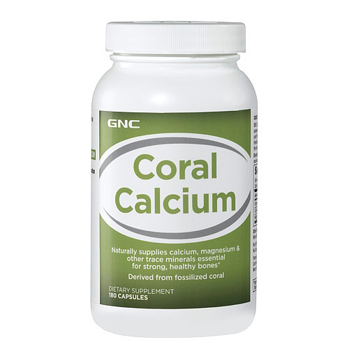GNC CORAL CALCIUM,  60 capsules  Unflavour 