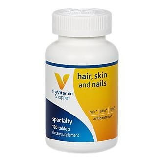 The Vitamin Shoppe Skin-Hair-Nails, Unflavoured 120 tablet(s) The Vitamin Shoppe Skin-Hair-Nails, Unflavoured 120 tablet(s)