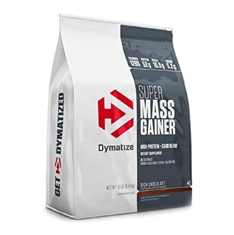 3 - Dymatize Super Mass Gainer OP,  12 lb  Rich Chocolate 
