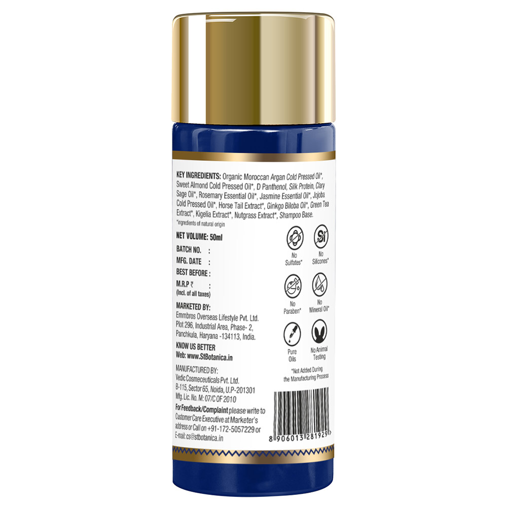 keyingredients - St.Botanica Hair Shampoo & Conditioner Combo Pack,  50 ml  Moroccan Argan 