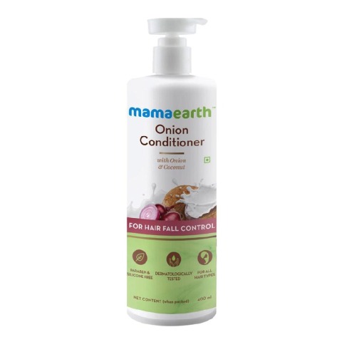 2 - Mamaearth Onion Conditioner,  400 ml  with Onion & Coconut Oil for Hair Fall Control 