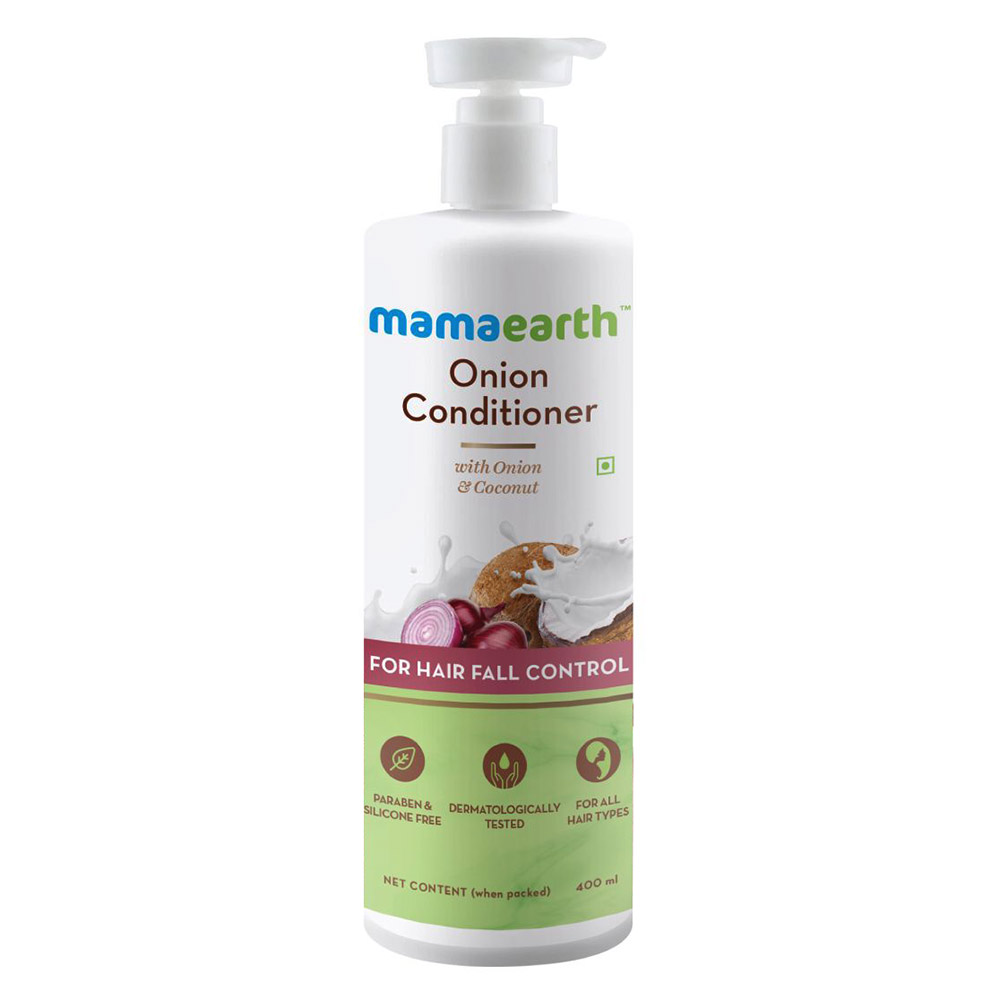 2 - Mamaearth Onion Conditioner,  400 ml  with Onion & Coconut Oil for Hair Fall Control 