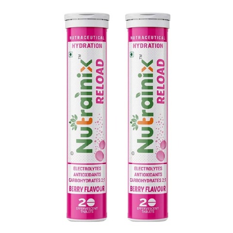 Nutrainix Reload Electrolytes,  40 tablet(s)  Berry Pack of 2 