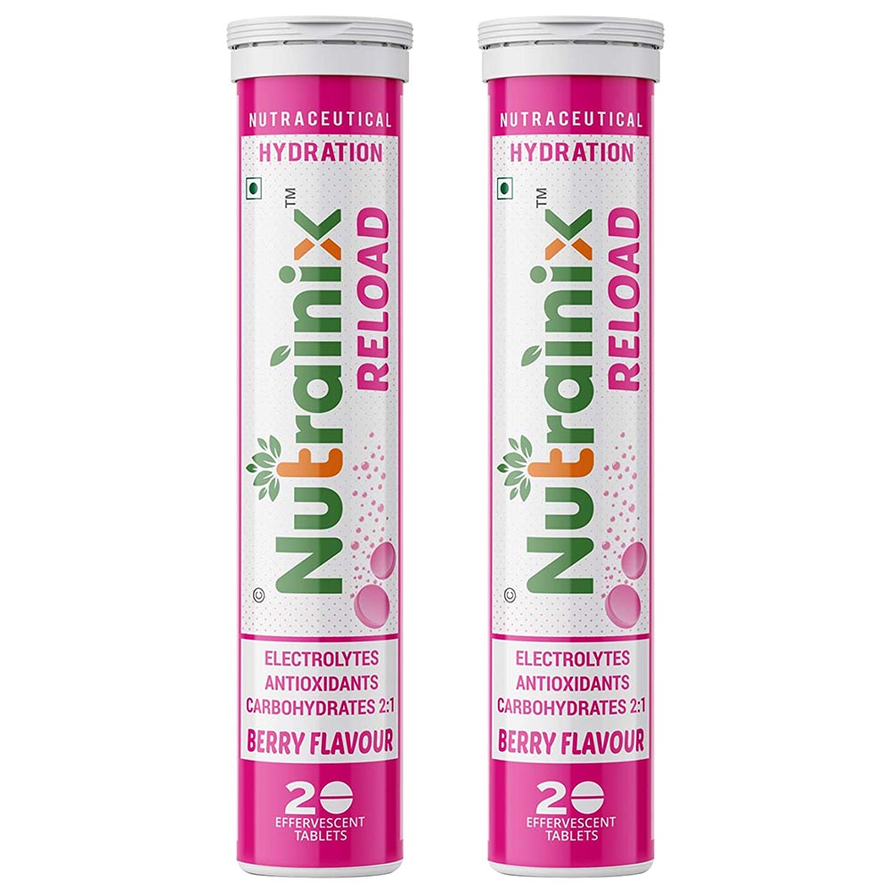 Nutrainix Reload Electrolytes,  40 tablet(s)  Berry Pack of 2 