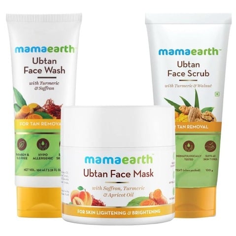 1 - Mamaearth Ultimate Ubtan De-Tan Kit,  100 ml  with Neem & Tea Tree for Pimples & Zits 