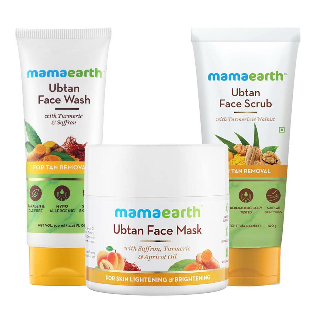 1 - Mamaearth Ultimate Ubtan De-Tan Kit,  100 ml  with Neem & Tea Tree for Pimples & Zits 