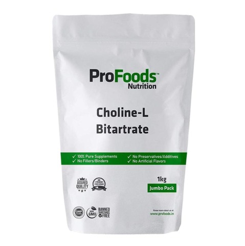 2 - ProFoods Choline L Bitartrate Powder,  1 kg 