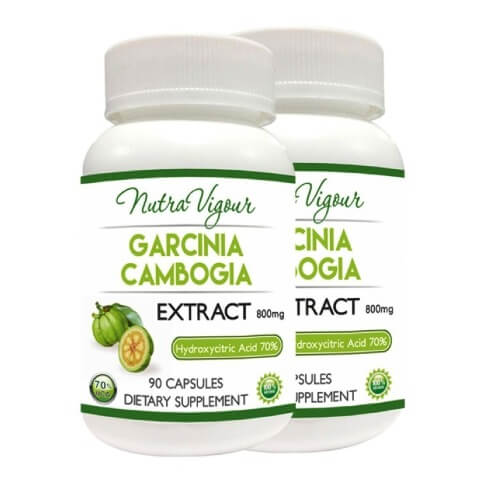 Nutra Vigour Garcinia Cambogia Extract (800mg) (Pack of 2), 90 capsules Nutra Vigour Garcinia Cambogia Extract (800mg) (Pack of 2), 90 capsules
