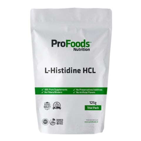 1 - ProFoods L Histidine HCL Powder,  125 g 