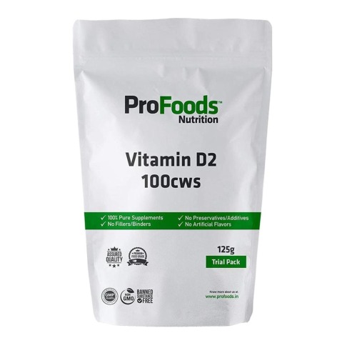 3 - ProFoods Vitamin D2 100cws Powder, 125 g