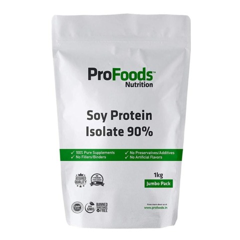 3 - ProFoods Soy Protein Isolate 90% Powder,  2.2 lb  Unflavoured 