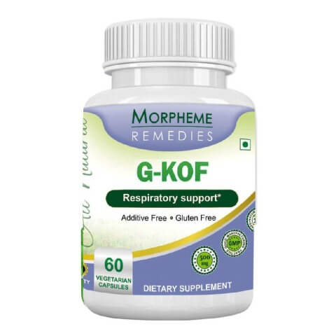 Morpheme Remedies G-Kof (500 mg), 60 veggie capsule(s) Morpheme Remedies G-Kof (500 mg), 60 veggie capsule(s)