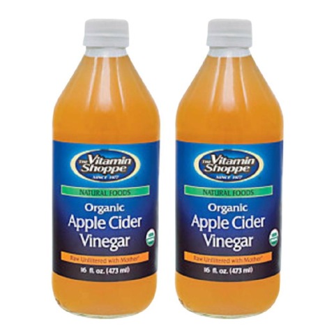 The Vitamin Shoppe Organic Apple Cider Vinegar - Pack of 2 The Vitamin Shoppe Organic Apple Cider Vinegar - Pack of 2