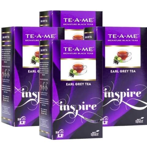TE-A-ME Earl Grey Tea (Pack of 4),  Unflavoured  25 Piece(s)/Pack 