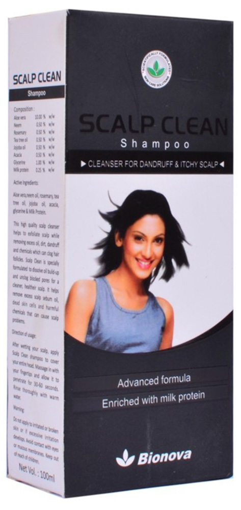Bionova Scalp Clean Shampoo,  100 ml  Cleanser for Dandruff 