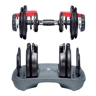 Universal Fitness Adjustable Dumbbell, Black 24 Kg