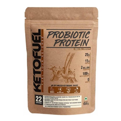 Ketofuel Probiotic Protein Swiss Milk Chocolate,  1 kg 