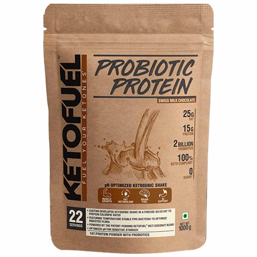 Ketofuel Probiotic Protein Swiss Milk Chocolate,  1 kg 
