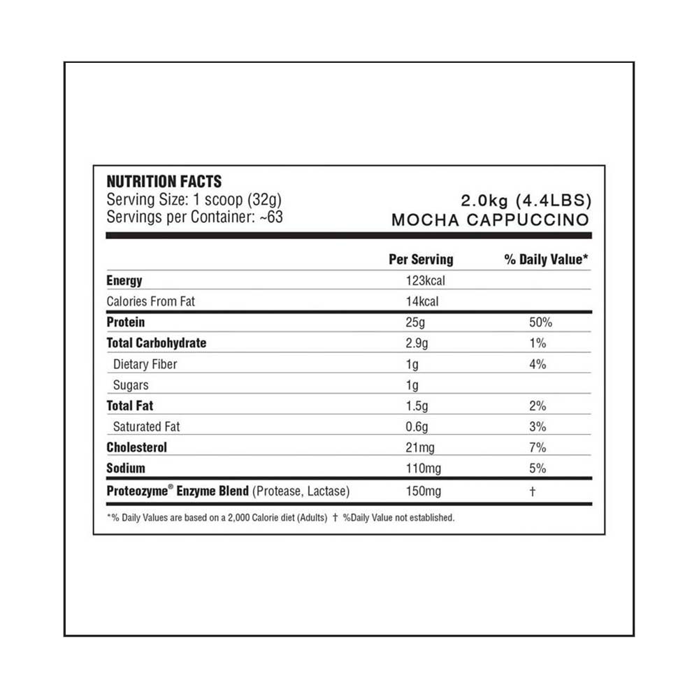 3 - Procel 100% Whey Pro Standard,  4.4 lb  Mocha Cappuccino 
