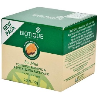 Biotique Bio Mud Youthful Firming & Revitalizing Face Pack, 75 ml All Skin Types