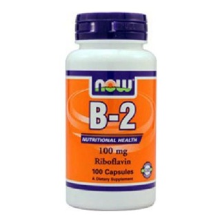 Now Vitamin B-2 Riboflavin (100 mg), 100 capsules Unflavoured