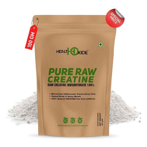 Health Oxide Pure Raw Creatine,  Unflavoured  0.22 lb 