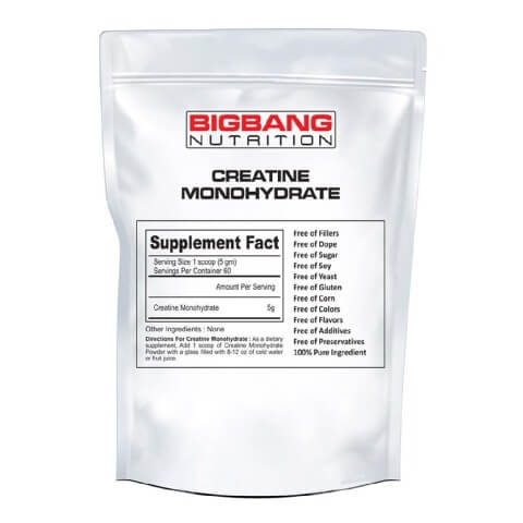 BigBang Nutrition Creatine Monohydrate, Unflavoured 0.66 lb