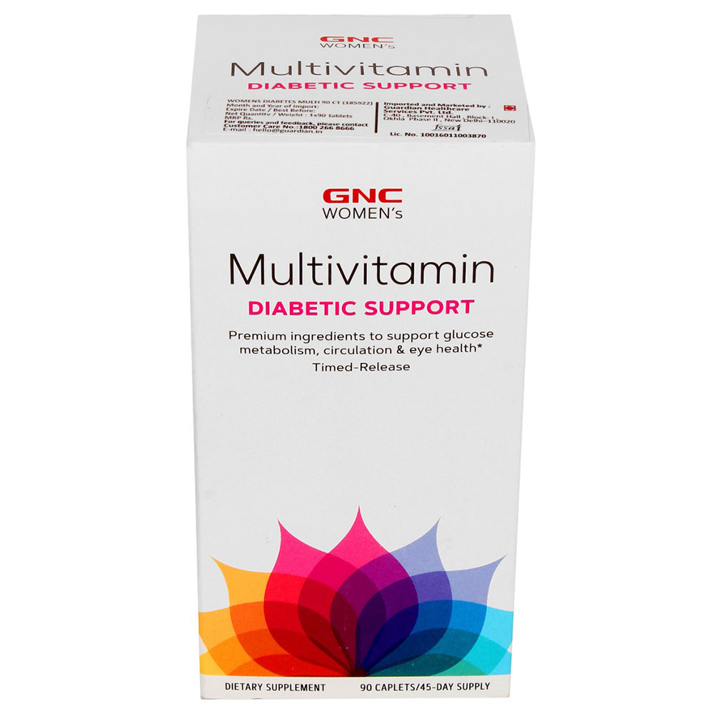 2 - GNC Womens Ultra Mega Diabetic Support,  90 caplets 